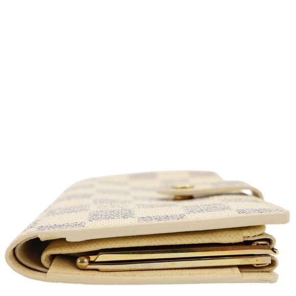 Louis Vuitton  Viennois Damier Azur Bifold Wallet White - Picture 9 of 13